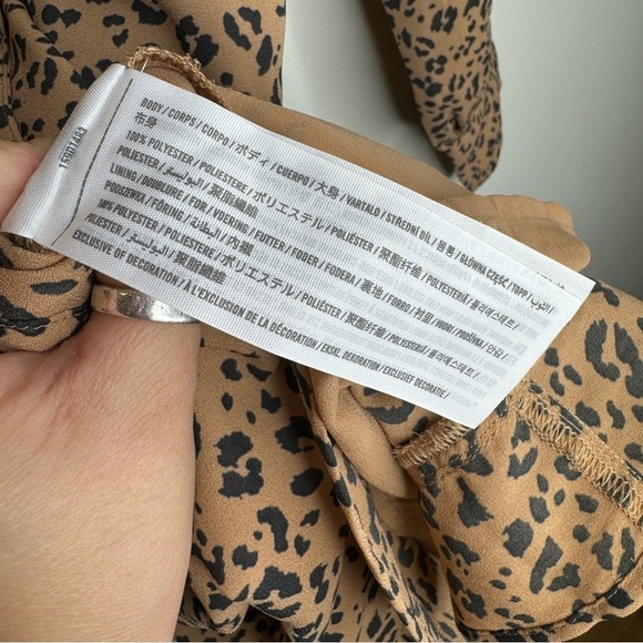 Abercrombie & Fitch Leopard Dress Size L - Picture 8 of 8